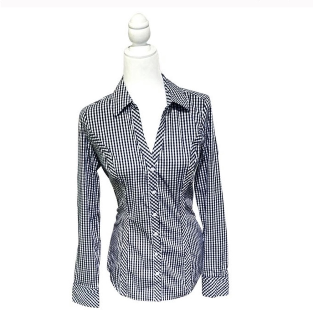Express Essential Shirt - Black/white Checkered